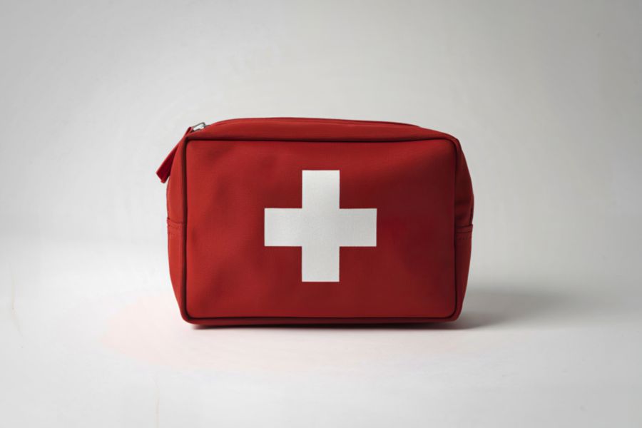 Botiquín familiar organizado